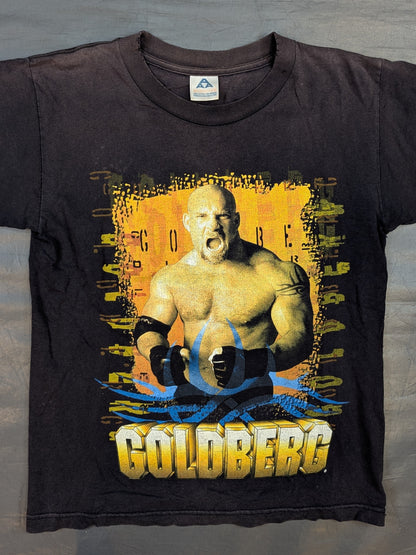 ビル・ゴールドバーグ「WHO'S NEXT?」ピクチャーTシャツ(WCW(1998) / ブラック)