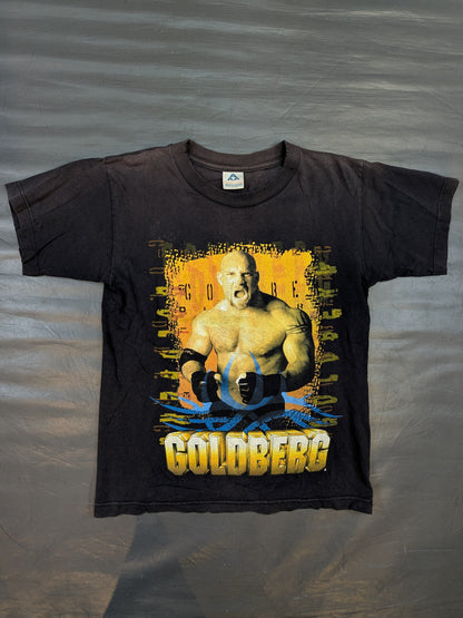 ビル・ゴールドバーグ「WHO'S NEXT?」ピクチャーTシャツ(WCW(1998) / ブラック)