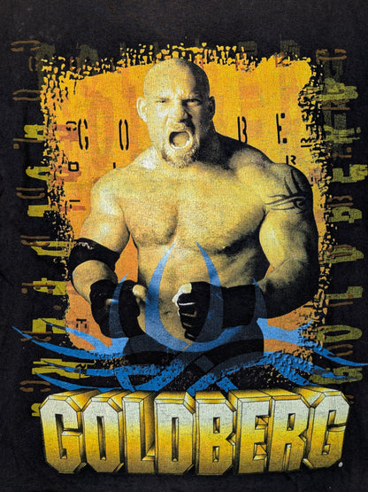 ビル・ゴールドバーグ「WHO'S NEXT?」ピクチャーTシャツ(WCW(1998) / ブラック)