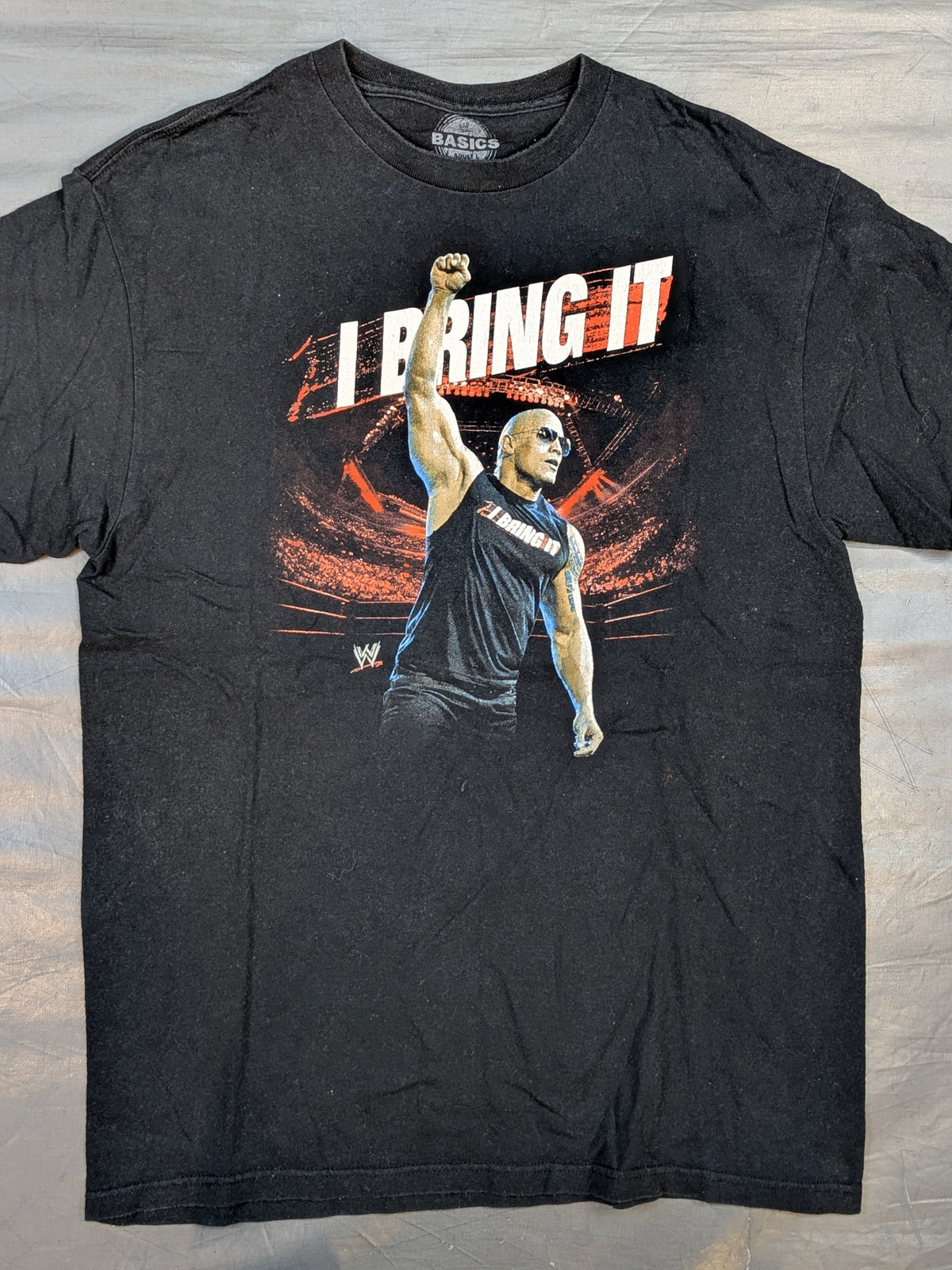 The Rock "I BRING IT" Picture T-Shirt (WWE (2011) / Black)