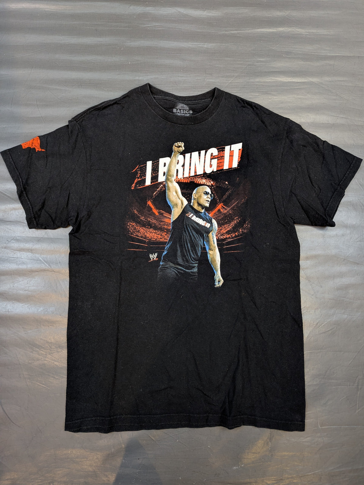 The Rock "I BRING IT" Picture T-Shirt (WWE (2011) / Black)