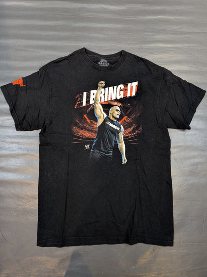 The Rock "I BRING IT" Picture T-Shirt (WWE (2011) / Black)