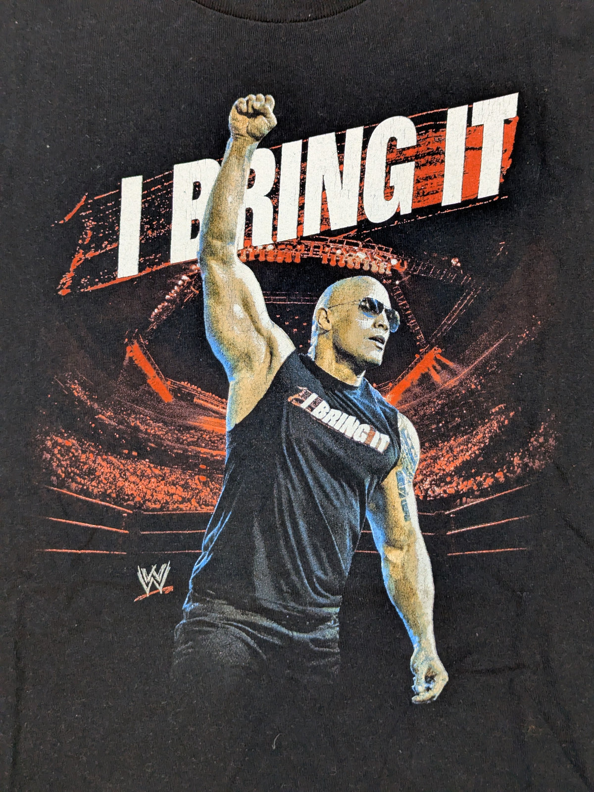 The Rock "I BRING IT" Picture T-Shirt (WWE (2011) / Black)