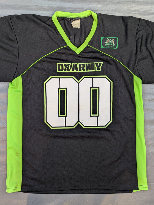 D-GENERATION X「DX ARMY」ホッケージャージ(WWE(2000s) / ブラック＆グリーン)