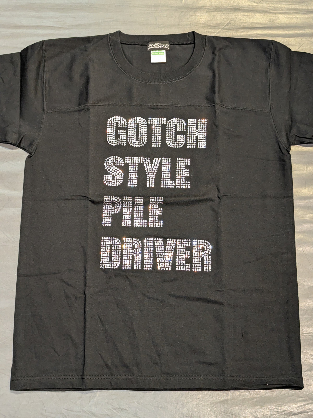 Minoru Suzuki 'GOTCH STYLE PILE DRIVER' T-Shirt (11) (Black)