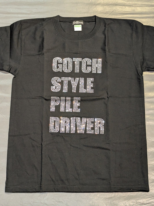 鈴木みのる「GOTCH STYLE PILE DRIVER」Tシャツ⑪(ブラック)