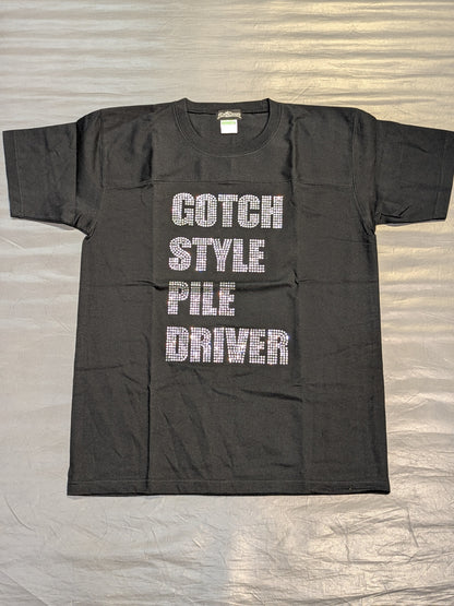 Minoru Suzuki 'GOTCH STYLE PILE DRIVER' T-Shirt (11) (Black)