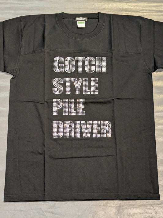 鈴木みのる「GOTCH STYLE PILE DRIVER」Tシャツ⑪(ブラック)