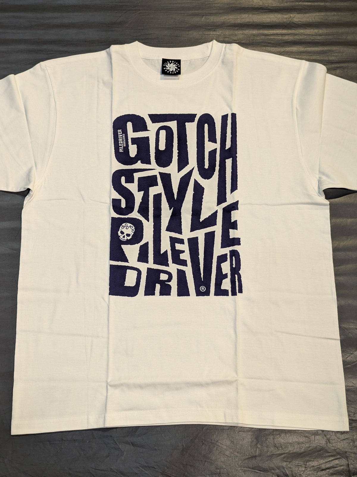 鈴木みのる「GOTCH STYLE PILE DRIVER」Tシャツ⑫(ホワイト)