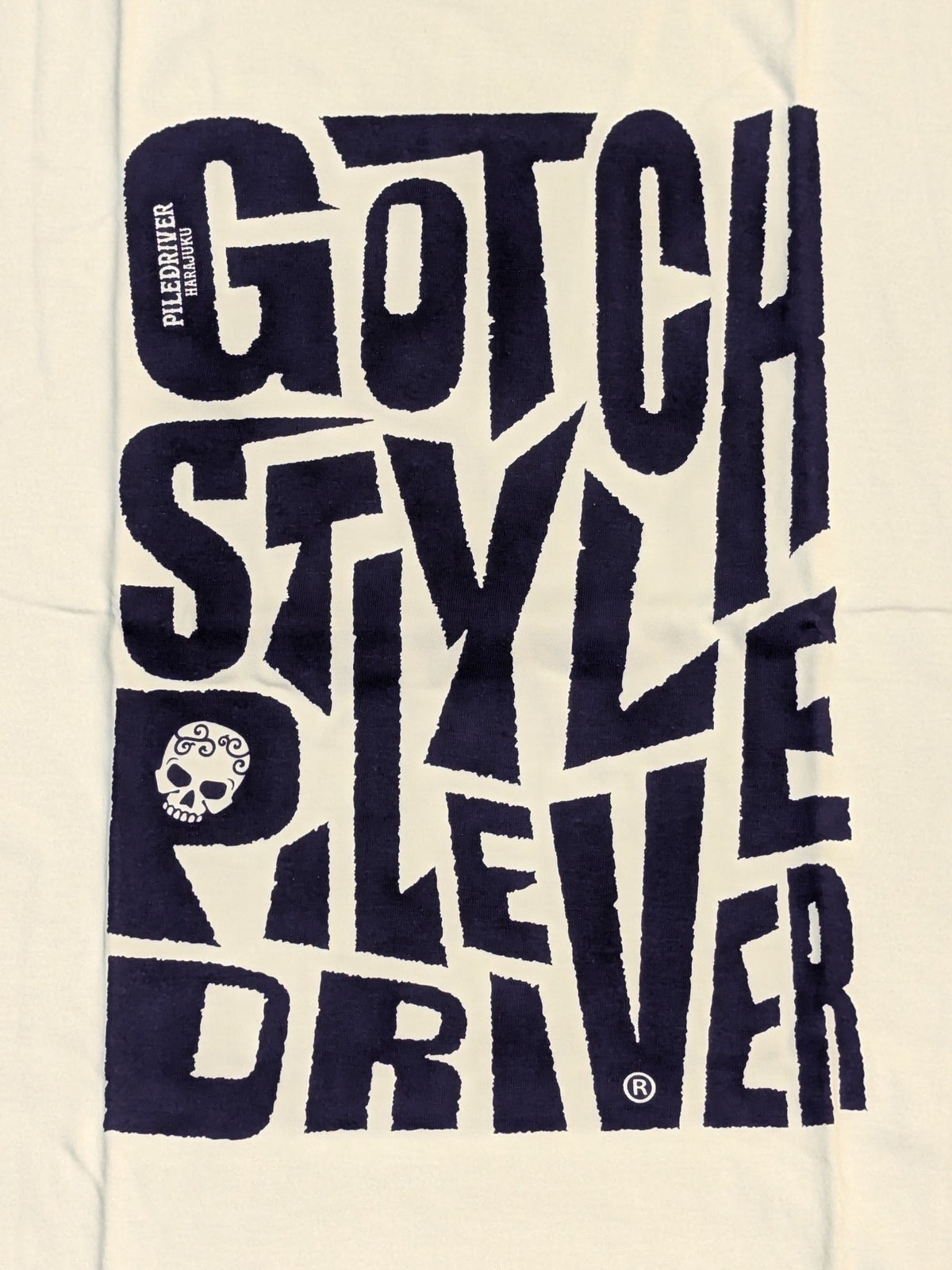 鈴木みのる「GOTCH STYLE PILE DRIVER」Tシャツ⑫(ホワイト)