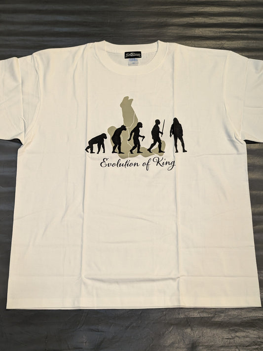 鈴木みのる「Evolution of KING」Tシャツ(ホワイト)