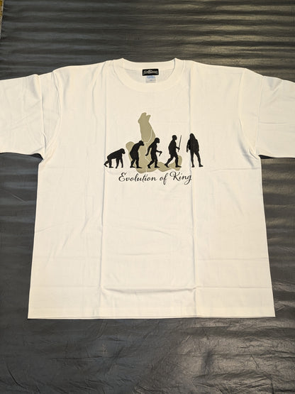 鈴木みのる「Evolution of KING」Tシャツ(ホワイト)