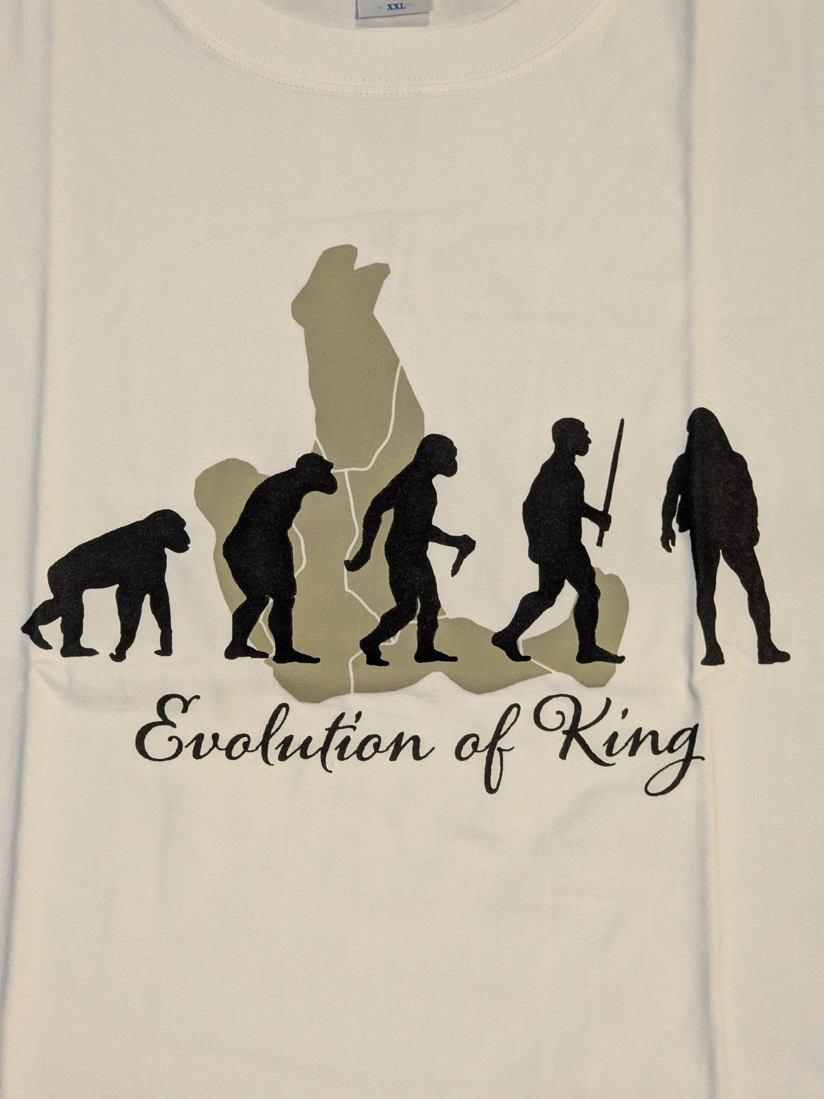 鈴木みのる「Evolution of KING」Tシャツ(ホワイト)