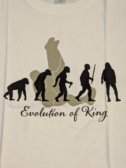 鈴木みのる「Evolution of KING」Tシャツ(ホワイト)