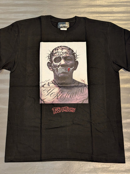 鈴木みのる×TWOPLATOONS コラボレーション Tシャツ①(ブラック)