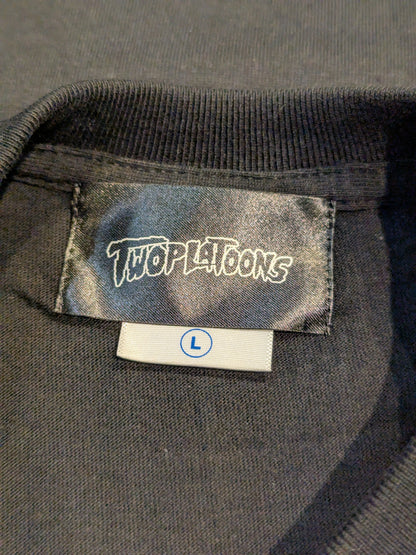 鈴木みのる×TWOPLATOONS コラボレーション Tシャツ①(ブラック)