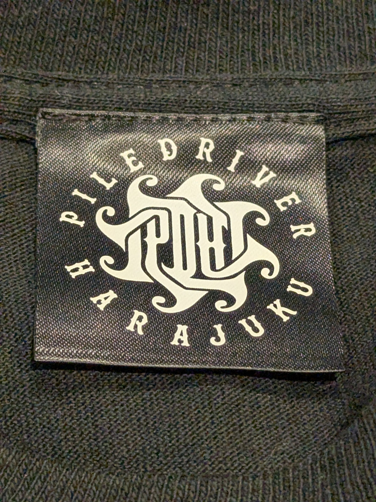鈴木みのる「PILEDRIVER スカル」Tシャツ②(ブラック)