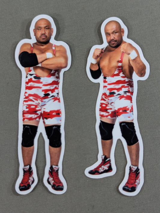 Kazuyuki Fujita Trading Sticker Set