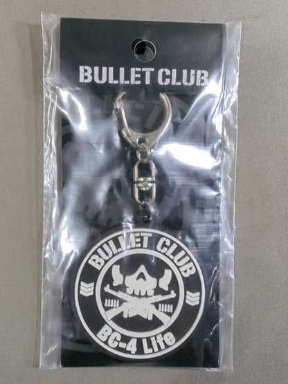 BULLET CLUB Circle Logo Rubber Keychain