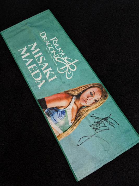 【hand signed autograph】Misaki Maeda Support Towel