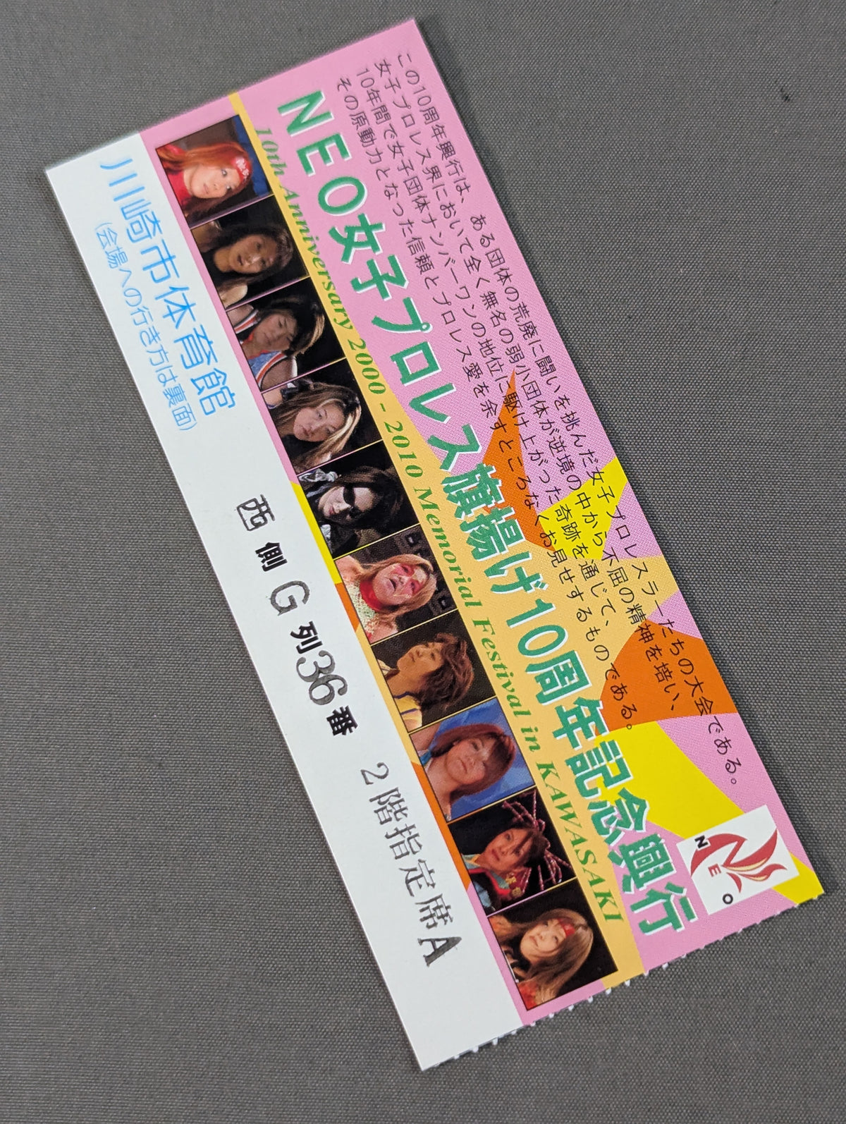 NEO Women's Pro Wrestling  10th Anniversary Box Office