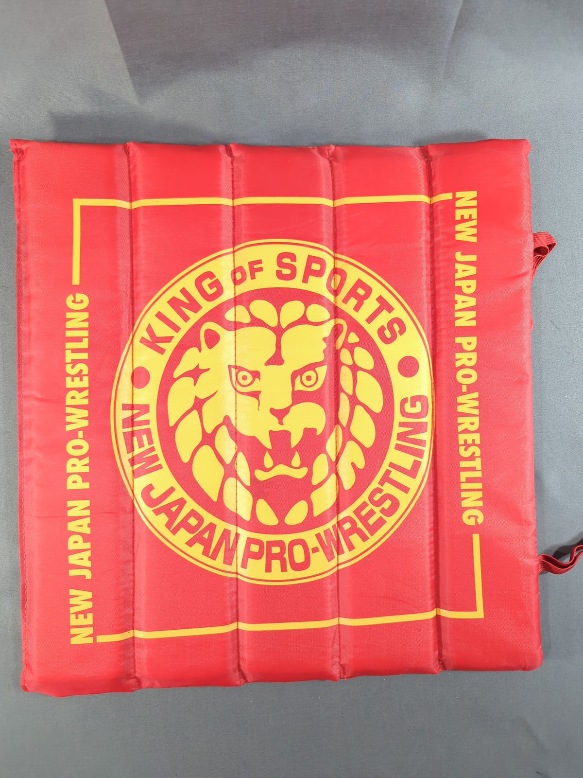 New Japan Pro Wrestling  Lion Mark  Folding Zabuton Set