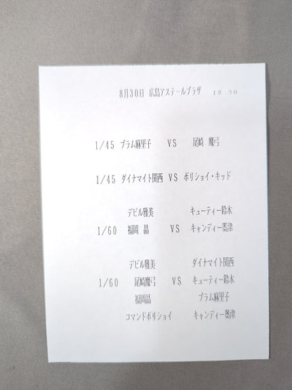 JWP / OFFICIAL PAMPHLET Vol.6