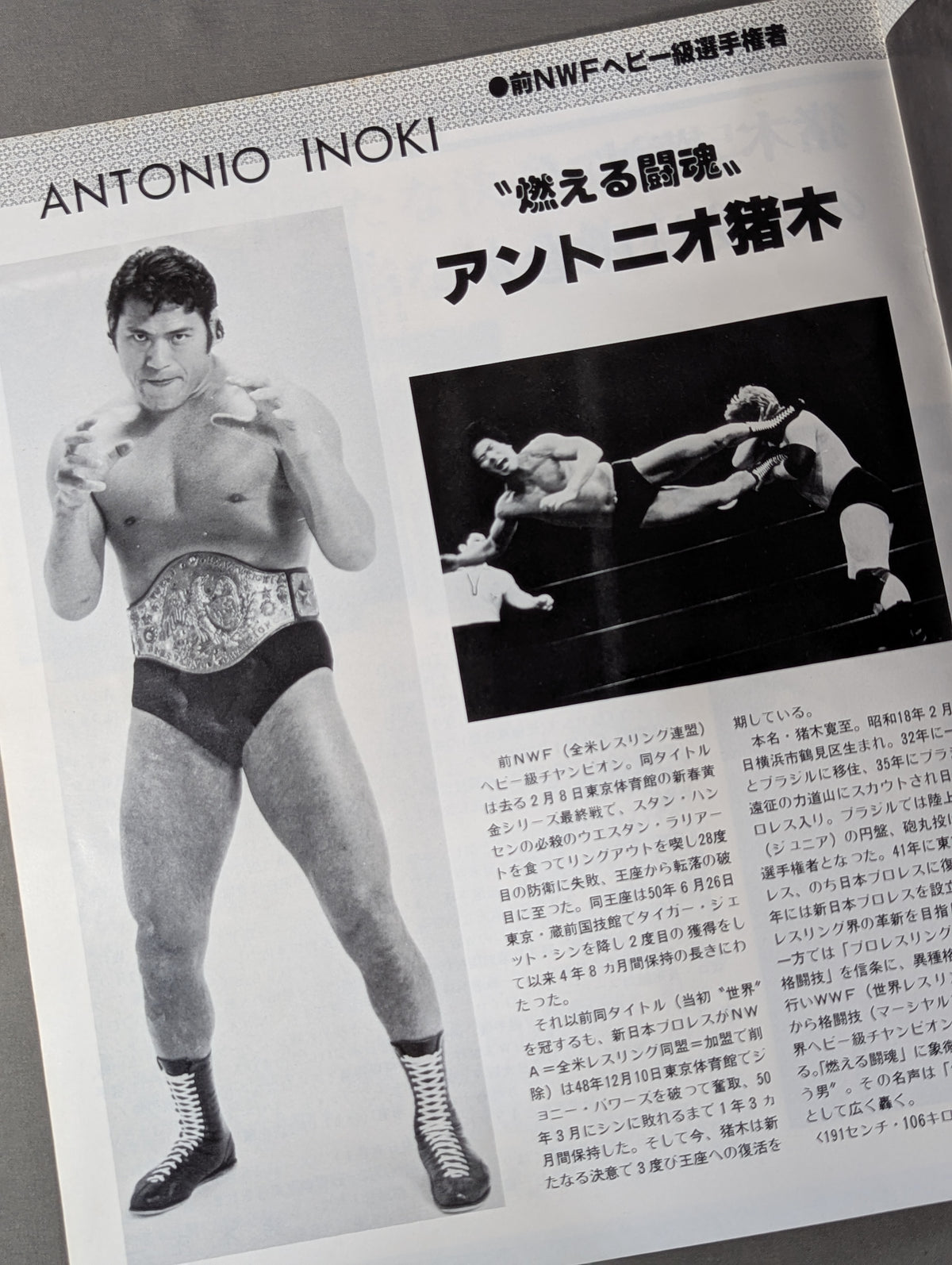 ★ Inoki vs Hansen NWF Fight ★ 80 Big Fight Series