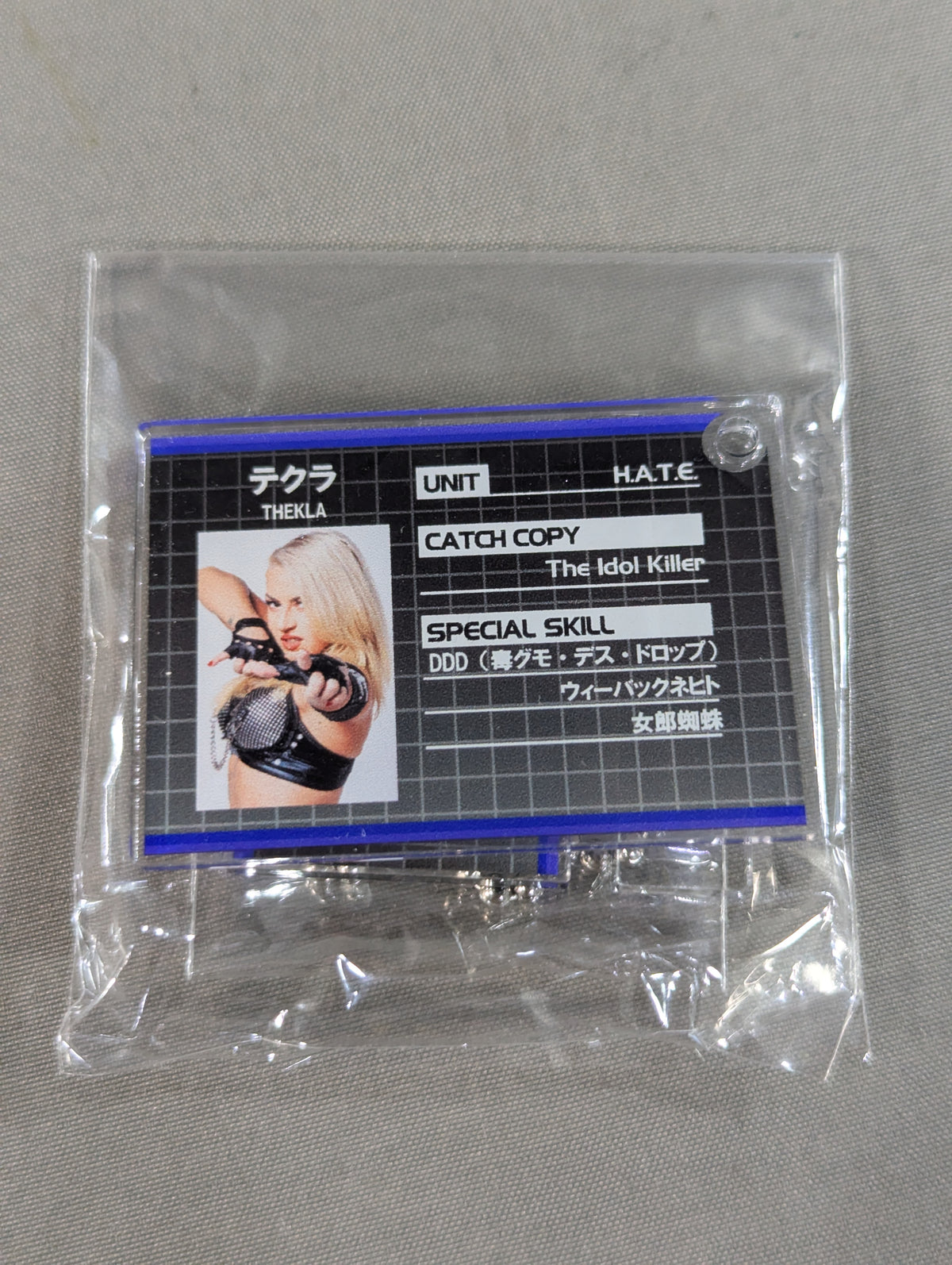 テクラ プロフィールアクリルキーホルダー