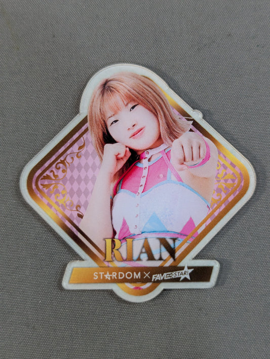RIAN  STARDOM×FAVESTAR! Acrylic sticker 