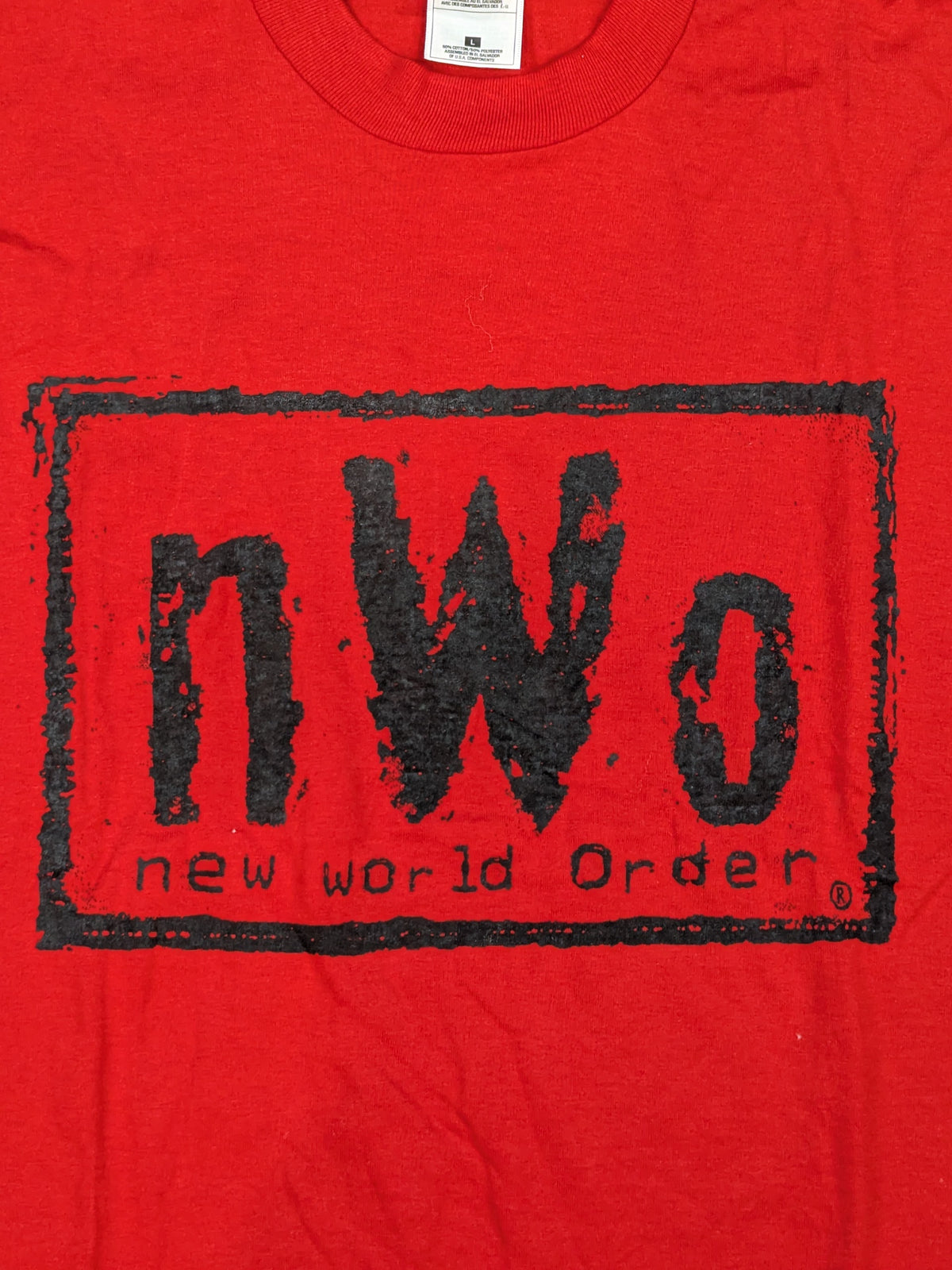 nWo ウルフパックTシャツ④(WCW(1990s) / レッド)