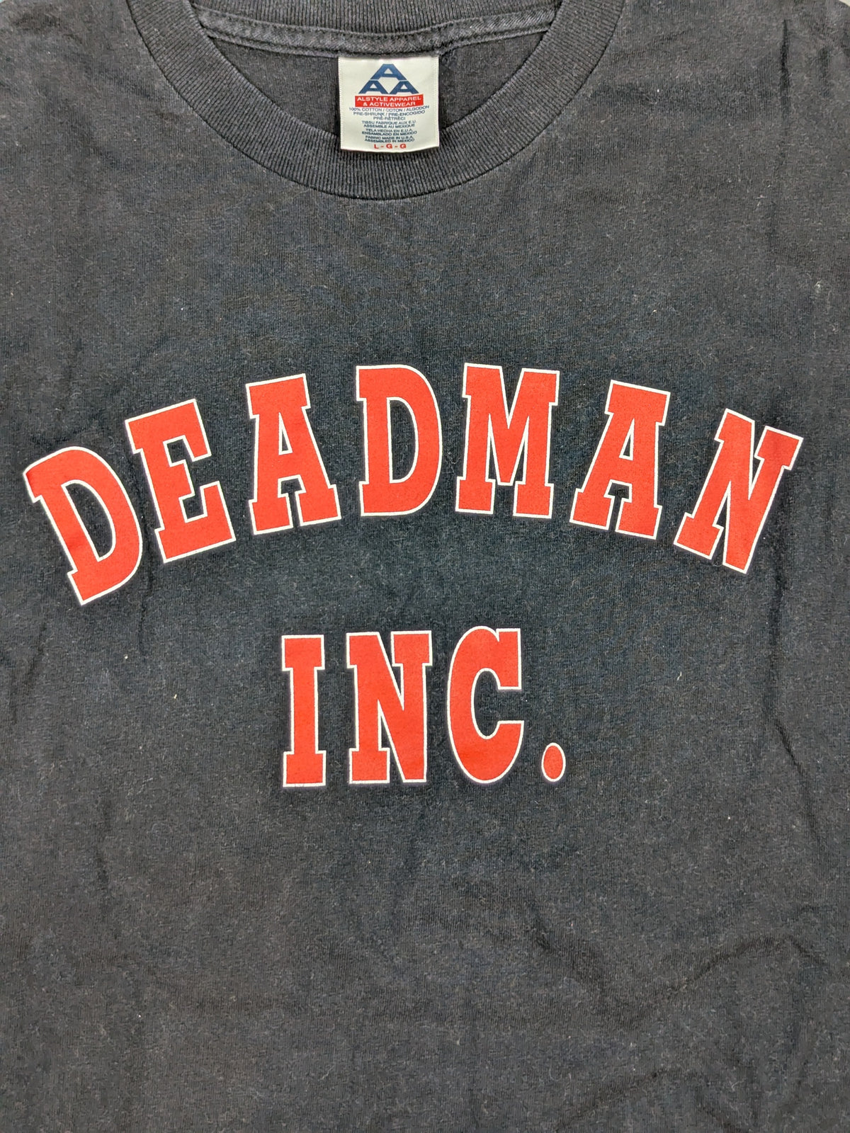 Undertaker 'DEADMAN INC.' T-shirt (WWF (2000s) / Black)