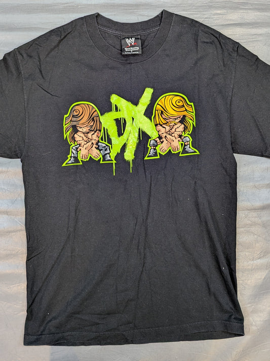 D-GENERATION X イラストTシャツ③(WWE(2000s) / ブラック)