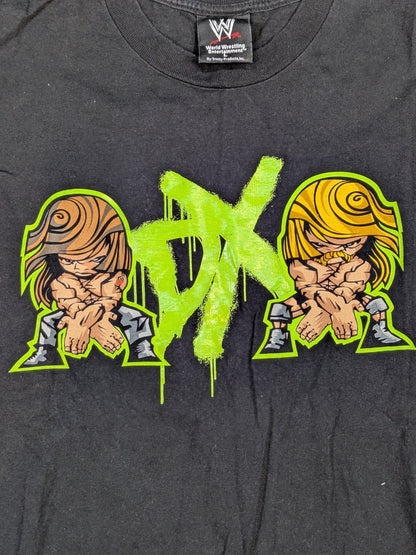 D-GENERATION X イラストTシャツ③(WWE(2000s) / ブラック)