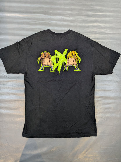 D-GENERATION X イラストTシャツ③(WWE(2000s) / ブラック)