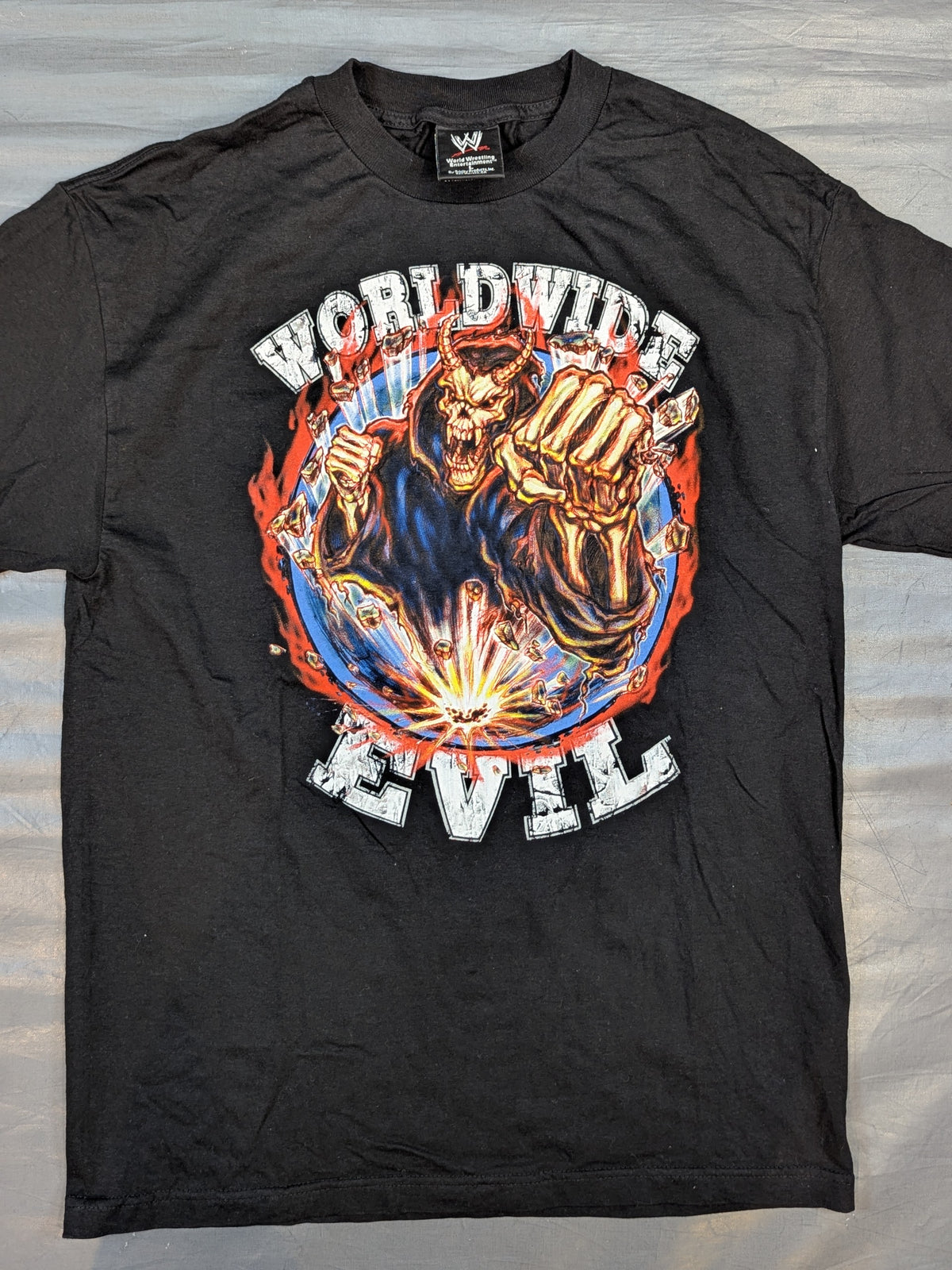 アンダーテイカー「WORLDWIDE EVIL」Tシャツ(WWE(2003) / ブラック)