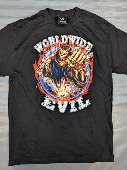 アンダーテイカー「WORLDWIDE EVIL」Tシャツ(WWE(2003) / ブラック)