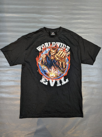 アンダーテイカー「WORLDWIDE EVIL」Tシャツ(WWE(2003) / ブラック)