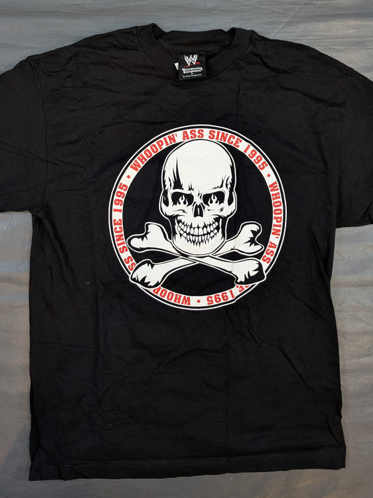 ストーン・コールド・スティーブ・オースチン「WHOOPIN' ASS SINCE 1995」Tシャツ(WWE(2005) / ブラック)