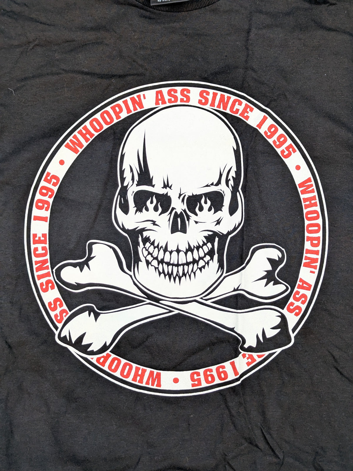 ストーン・コールド・スティーブ・オースチン「WHOOPIN' ASS SINCE 1995」Tシャツ(WWE(2005) / ブラック)