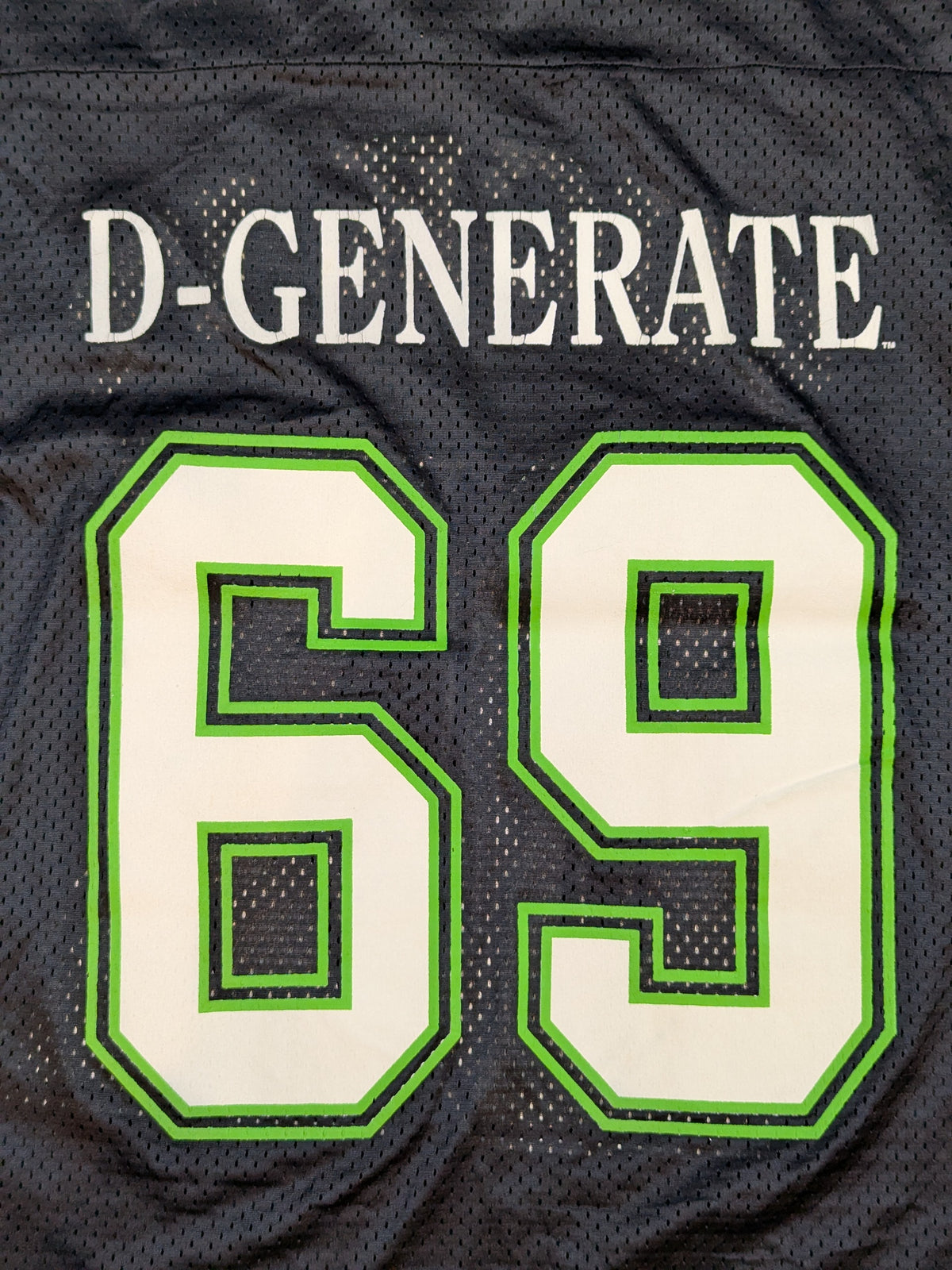 D-GENERATION X「SUCK IT」ホッケージャージ①(WWE(2000s) / ブラック＆グリーン)