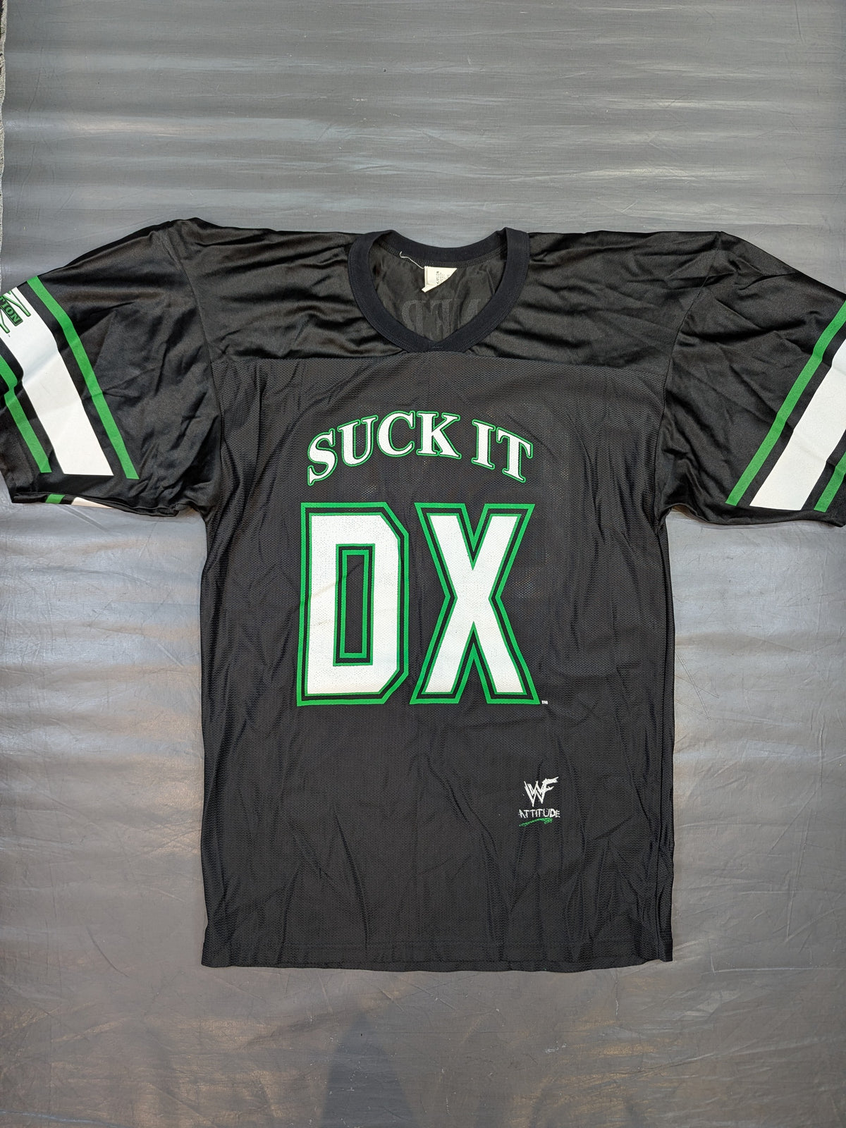 D-GENERATION X「SUCK IT」ホッケージャージ②(WWF(1990s) / ブラック)