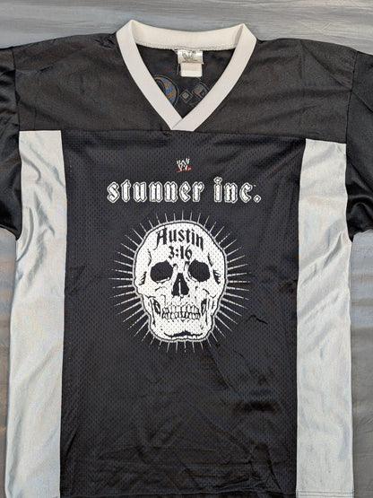 Stone Cold Steve Austin "stunner inc." Hockey Jersey (WWE (2000s) / Black)