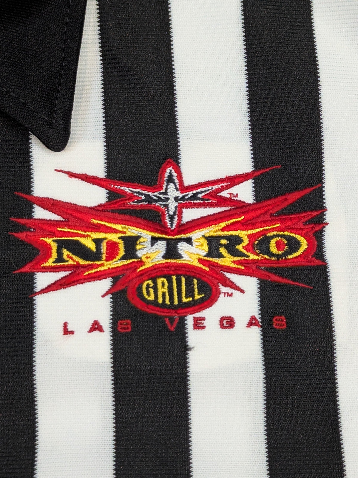 NITRO GRILL LAS VEGAS レフェリーシャツ(WCW(1990s) / ブラック×ホワイト)