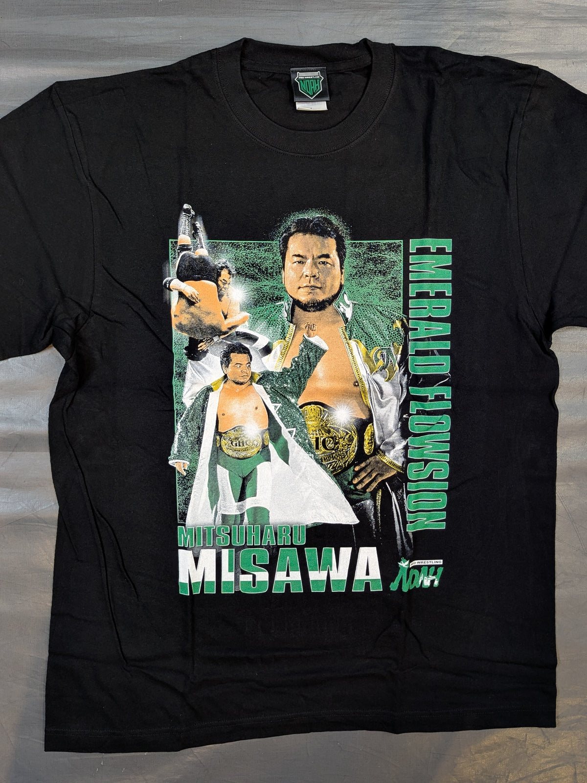 三沢光晴「EMERALD FLOWSION」Tシャツ