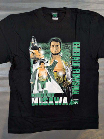 三沢光晴「EMERALD FLOWSION」Tシャツ
