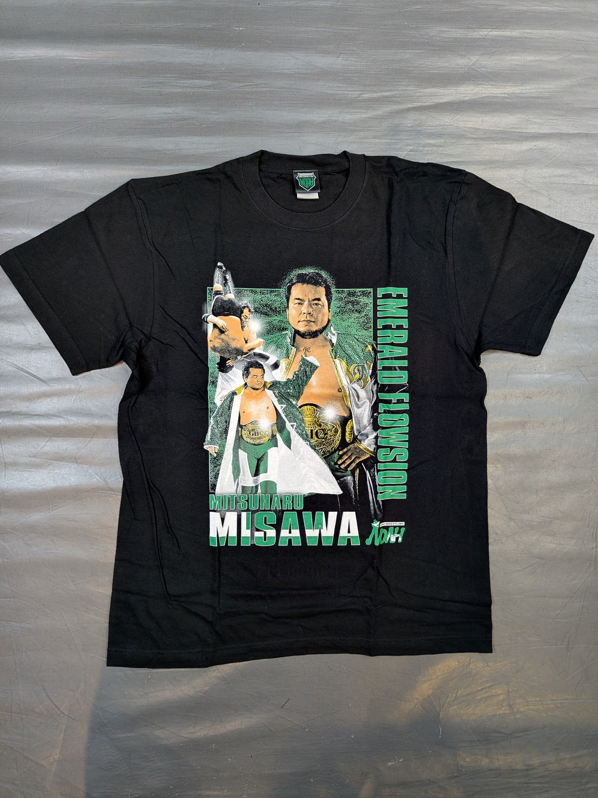 三沢光晴「EMERALD FLOWSION」Tシャツ