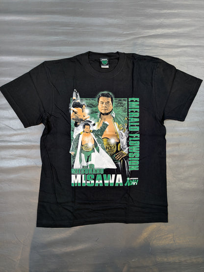 三沢光晴「EMERALD FLOWSION」Tシャツ