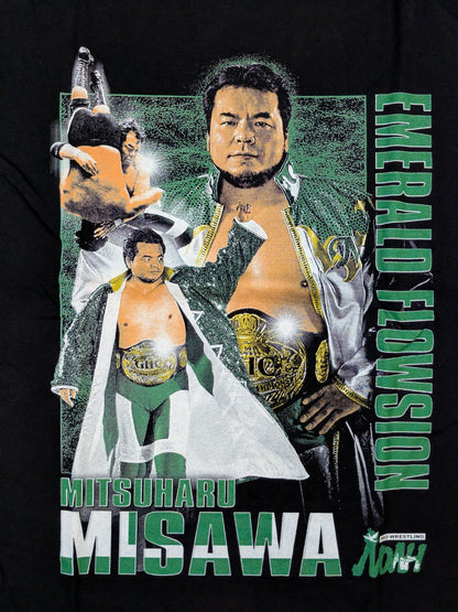 三沢光晴「EMERALD FLOWSION」Tシャツ