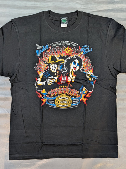 Yoshiki Inamura vs OZAWA「GHCヘビー級選手権」ビジュアルTシャツ